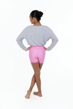 BLOCH X Flo Active Nicole Bike Shorts -Bloch 0021 FM1526MVGreyFM1210PTBack