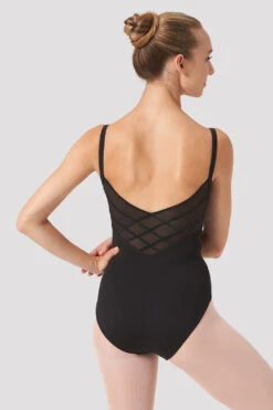 Ladies Allnatt Cross Back Leotard -Bloch 023 L8820 BLK 19JULY22