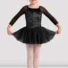 Girls Kelsey Velvet 3/4 Sleeve Tutu Dress