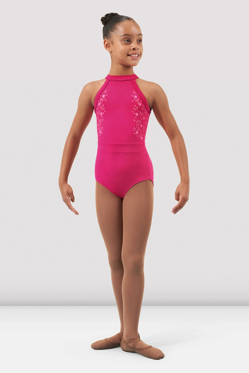 Girls Arianna Halter Leotard 3 Girls Arianna Halter Leotard