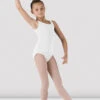 Girls Basic Round Neck Tank Leotard