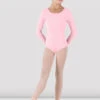 Girls Basic Long Sleeve Leotard -Bloch CL5409 Front cdp