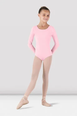Girls Basic Long Sleeve Leotard