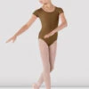 Girls Dujour Cap Sleeve Leotard