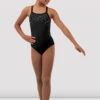 Girls Felicia Scoop Neck Leotard 2 Girls Felicia Scoop Neck Leotard -Bloch CL6697 BLK FRONT