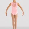 Girls Miame Heart Mesh Leotard -Bloch CL7905 CDP 02