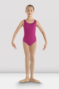 Girls Gladiolus Diamond Back Leotard