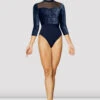 Ladies Boutique Velvet Open Back Leotard 1 Ladies Boutique Velvet Open Back Leotard -Bloch L0239 SDW FRONT