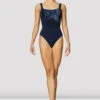 Tween Akira Velvet Wide Strap Leotard -Bloch L1015 SDW FRONT e1404730 7f9d 4e4c bc31 2727ec5c760e