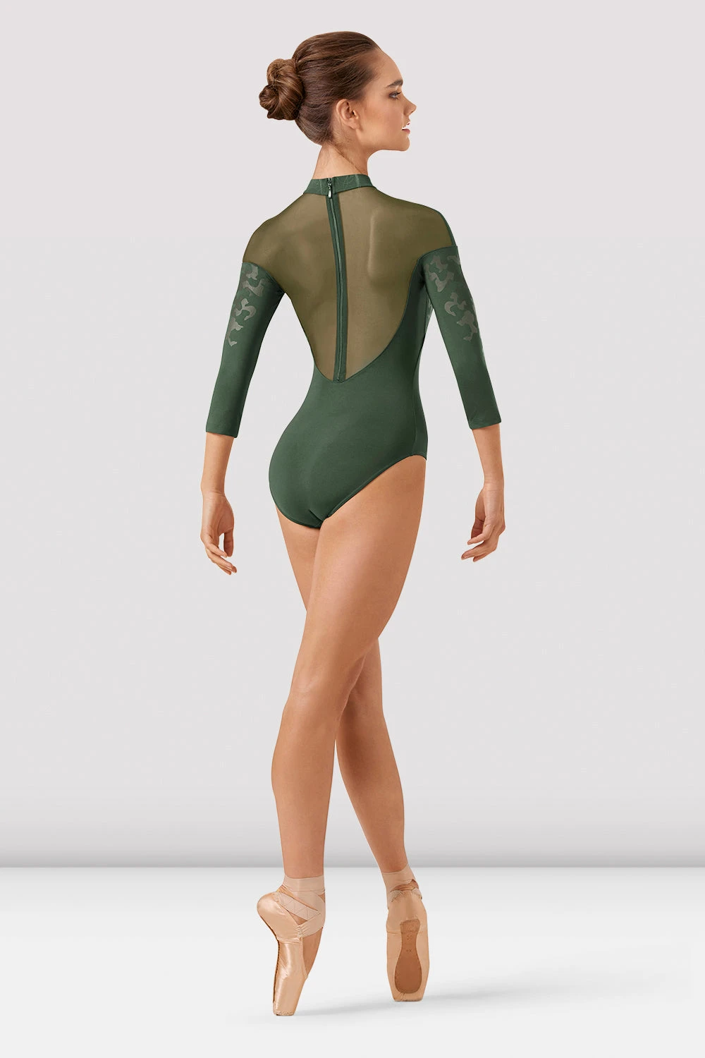 Ladies Boutique Mirage Print Long Sleeve Leotard 4 Ladies Boutique Mirage Print Long Sleeve Leotard - Image 2