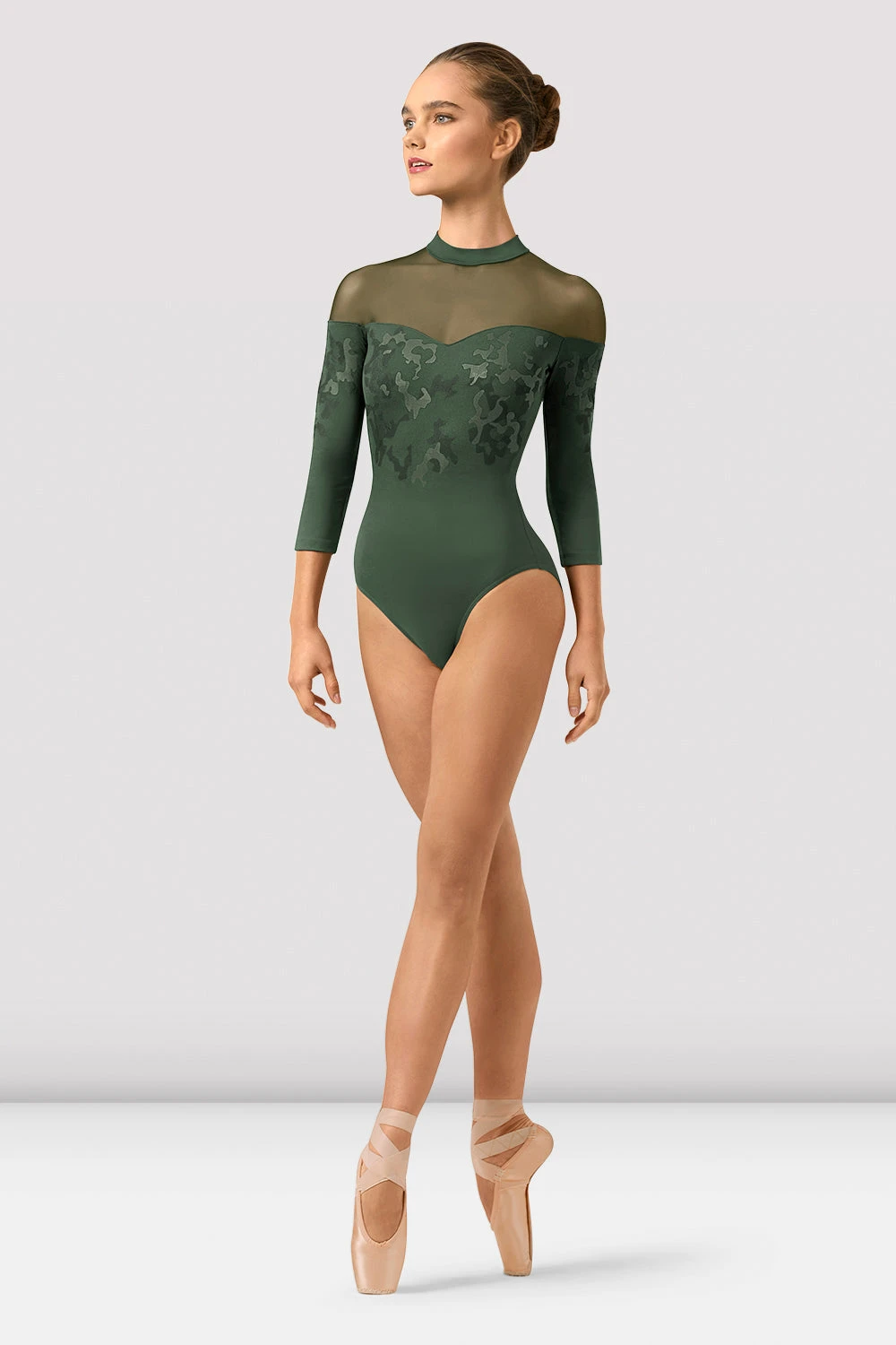 Ladies Boutique Mirage Print Long Sleeve Leotard 3 Ladies Boutique Mirage Print Long Sleeve Leotard