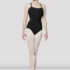 Ladies Boutique Camisole Cross Back Leotard -Bloch L5537 FRONT BLK 26805c2f 0450 4e78 8349 85f9383d83d4