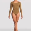 Ladies Lepsi Long Sleeve Leotard 2 Ladies Lepsi Long Sleeve Leotard -Bloch L5609 ALM FRONT