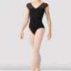 Ladies Boutique V Neck Open Back Leotard