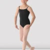 Girls Mirella Princess Seam V Front Camisole Leotard -Bloch M207C F BLK 1