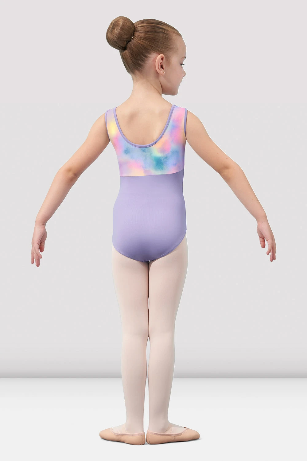 Girls Mirella Watercolor Tank Leotard 4 Girls Mirella Watercolor Tank Leotard - Image 2