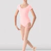Ladies Mirella Cap Sleeve Princess Seam Leotard -Bloch M515L F pale pink