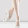 Childrens Dansoft Leather Ballet Shoes -Bloch S0205L WHT 01