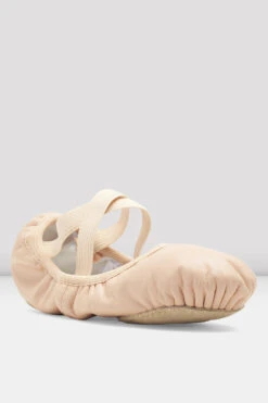 Ladies Odette Leather Ballet Shoes -Bloch S0246L PNK 03