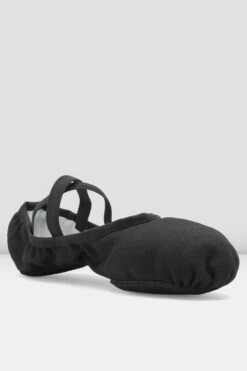 Childrens Performa Stretch Canvas Ballet Shoes -Bloch S0284M BLK 03 a9c6aef9 1db7 4664 af17 46bd5f592bf6