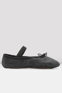 Childrens Dansoft Leather Ballet Shoes -Bloch SO205 G BLK 02