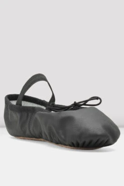 Childrens Dansoft Leather Ballet Shoes -Bloch SO205 G BLK 03