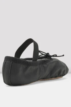 Childrens Dansoft Leather Ballet Shoes -Bloch SO205 G BLK 04