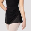 Ladies Fifi Seamed Mesh Frill Skirt -Bloch SheerGather AB5262 Black 86