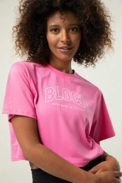 Ladies Heritage Bloch Print Crop Tee 7 Ladies Heritage Bloch Print Crop Tee -Bloch ZLW5109 ELP 03