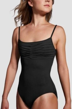 Ladies Mirella Black Label Ruched Camisole Leotard -Bloch j5XYoa84