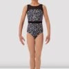 Girls Mirella Ditsy Floral Scoop Back Leotard -Bloch tQ9U10rg