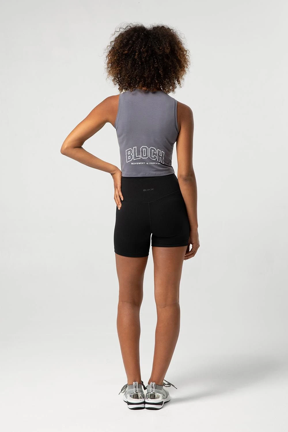 Ladies Heritage Bloch Print Crop Tank 4 Ladies Heritage Bloch Print Crop Tank - Image 2