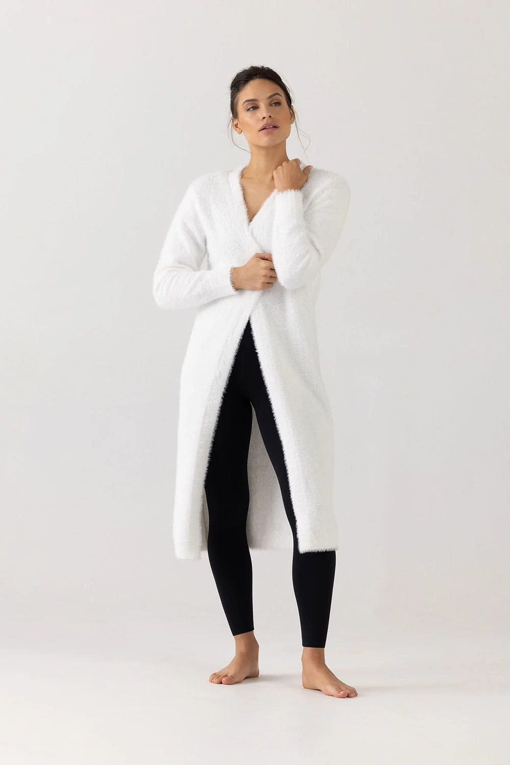 Bloch Eyelash Longline Cardigan 4 Bloch Eyelash Longline Cardigan - Image 2